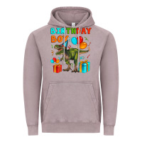 Vintage Zinc birthday boy t rex Vintage Hoodie - Artiststas