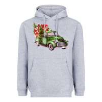 Heather Grey green truck Heavyweight Hoodie - Bettercallsaul