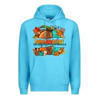 Ocean Blue Pharmacist pumpkin Premium Hoodie - NancyCooperArtShop