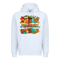 White Pharmacist pumpkin Premium Hoodie - NancyCooperArtShop