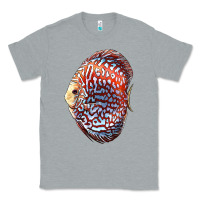 Heather Grey Discus Fish Classic Tee - LillyAllenDesigns