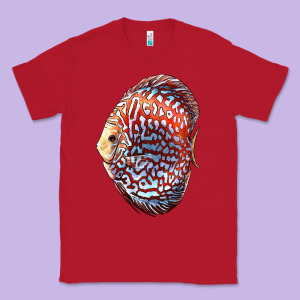 Discus Fish Classic Tee Designed By Lillyallendesigns