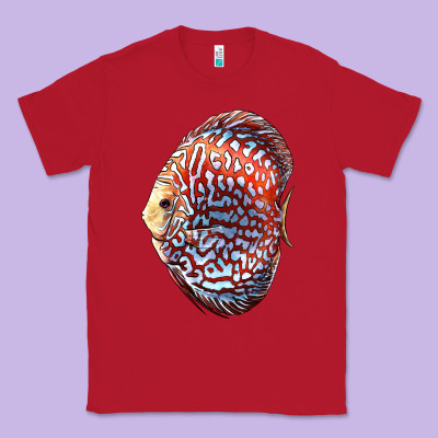 Discus Fish Classic Tee Designed By Lillyallendesigns
