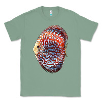 Sage Discus Fish Classic Tee - LillyAllenDesigns
