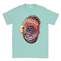 Seafoam Discus Fish Classic Tee - LillyAllenDesigns