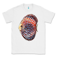 White Discus Fish Classic Tee - LillyAllenDesigns