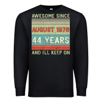 Black awesome since august 1976 44 years and i ll keep on Premium Sweatshirt - Bettercallsaul