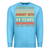 Ocean Blue awesome since august 1976 44 years and i ll keep on Premium Sweatshirt - Bettercallsaul
