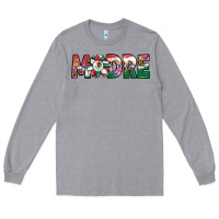 Heather Grey mexican flag sunflower madre Long Sleeve Tee - JahusDesignShop