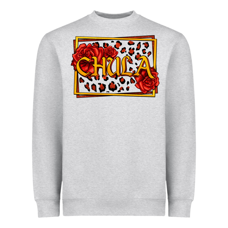 Spanish Chula With Roses Heavyweight Sweatshirt by Jasminsmagicworld | Teevron