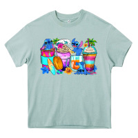 Arona stitch summer coffee cups Heavy Core Tee - Zillion Design Studio