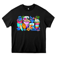 Black stitch summer coffee cups Heavy Core Tee - Zillion Design Studio
