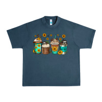 Midnight Navy sloth coffee cups Urban Heavy Tee - Jasminsmagicworld