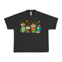 Pigment Black sloth coffee cups Urban Heavy Tee - Jasminsmagicworld