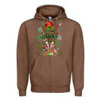 Chestnut im the nurse elf Zipper Hoodie - MaliasSmallBusiness