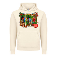 Vintage Artic christmas teacher and coffe cup with board Vintage Hoodie - AdoDesignShop