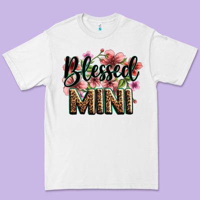Flowers Blessed Mini Premium Tee Designed By Zillion Design Studio