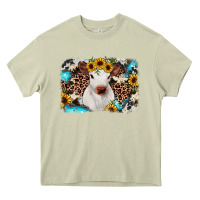 Mossy cowhide leopard calf Heavy Core Tee - RanaPortraitStore