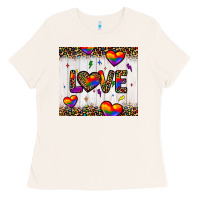 Bone love hearts pride tumbler Ladies Tee - JahusDesignShop