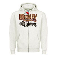 Merry Christmas Zipper Hoodie | Teevron