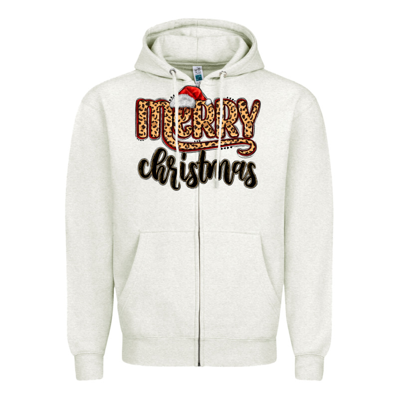 Merry Christmas Zipper Hoodie by MaliasSmallBusiness | Teevron