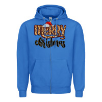 True Royal merry christmas Zipper Hoodie - MaliasSmallBusiness