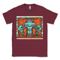 Burgundy turquoise gemstone crosses Classic Tee - Jasminsmagicworld