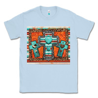 Dusty Blue turquoise gemstone crosses Classic Tee - Jasminsmagicworld