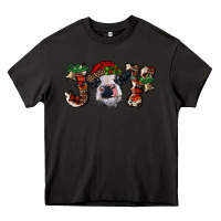 Asphalt christmas joy with heifer cow Heavy Core Tee - RanaPortraitStore