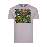 Vintage Zinc cactus gemstone Vintage Tee - AdoDesignShop
