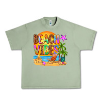 Oil Green beach vibes Urban Heavy Tee - AdoDesignShop