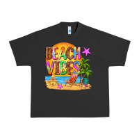 Pigment Black beach vibes Urban Heavy Tee - AdoDesignShop
