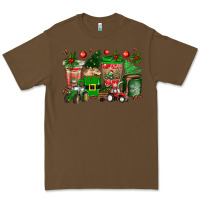 Cacao christmas tractor coffee cups Premium Tee - texasbilliewilder