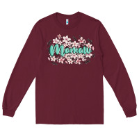 Burgundy mamaw Long Sleeve Tee - MaliasSmallBusiness