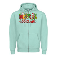 Seafoam medical assistant Zipper Hoodie - MaliasSmallBusiness