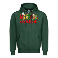 Sports Green medical assistant Zipper Hoodie - MaliasSmallBusiness