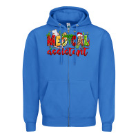 True Royal medical assistant Zipper Hoodie - MaliasSmallBusiness