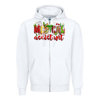 White medical assistant Zipper Hoodie - MaliasSmallBusiness