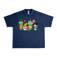 Navy school bus driver coffee cups Urban Heavy Tee - Jasminsmagicworld