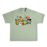 Oil Green school bus driver coffee cups Urban Heavy Tee - Jasminsmagicworld