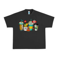 Pigment Black school bus driver coffee cups Urban Heavy Tee - Jasminsmagicworld