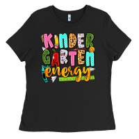 Black kindergarten energy Ladies Tee - texasbilliewilder