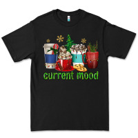 Black coffee cups current mood Premium Tee - texasbilliewilder