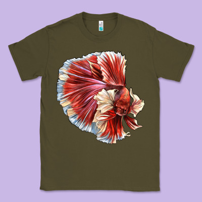 Betta Fish Classic Tee Designed By Lillyallendesigns