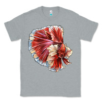 Heather Grey Betta Fish Classic Tee - LillyAllenDesigns