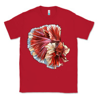 Red Betta Fish Classic Tee - LillyAllenDesigns