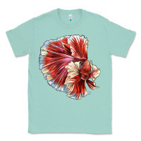 Seafoam Betta Fish Classic Tee - LillyAllenDesigns