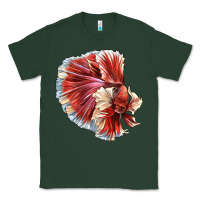 Sports Green Betta Fish Classic Tee - LillyAllenDesigns