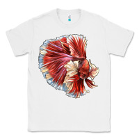 White Betta Fish Classic Tee - LillyAllenDesigns