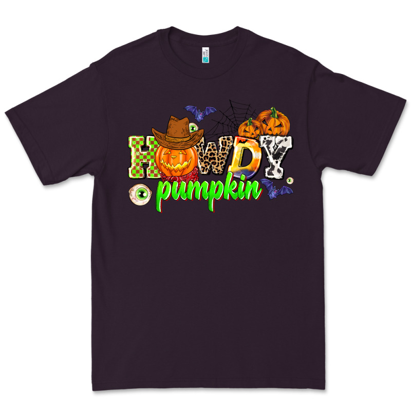 Howdy Halloween Pumpkins Premium Tee by AdoDesignShop | Teevron